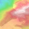 Aravalli Range topographic map, elevation, relief