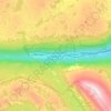 Rjukan topographic map, elevation, relief