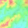 Montalegre topographic map, elevation, relief