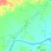 Molela topographic map, elevation, relief