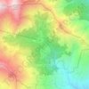 Oropa topographic map, elevation, relief