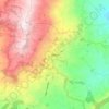 Vélez topographic map, elevation, relief