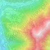 Crap topographic map, elevation, relief