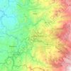 Manizales topographic map, elevation, relief