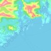 Svolvær topographic map, relief map, elevations map
