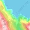 Valun topographic map, elevation, relief