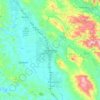 Santa Rosa topographic map, elevation, relief