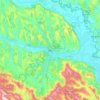 Iași topographic map, elevation, relief