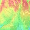 Vighizzolo topographic map, elevation, relief