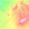 Tamanrasset topographic map, elevation, relief