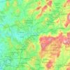 Santo Tirso topographic map, elevation, relief