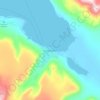 Longyearbyen topographic map, elevation, relief