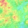 Lopatari topographic map, elevation, relief