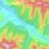 Ribaritsa topographic map, elevation, relief