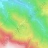 Panichishte topographic map, elevation, relief