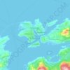 Kristiansund topographic map, elevation, relief