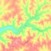 New topographic map, elevation, relief