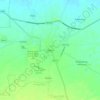 Pilani topographic map, elevation, relief