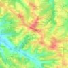 Baqué topographic map, elevation, relief