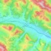 Câmpulung Moldovenesc topographic map, elevation, relief