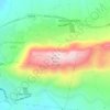 Monte Jato topographic map, elevation, relief