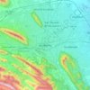Monterrey topographic map, elevation, relief