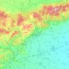 Stara Zagora topographic map, elevation, relief