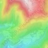 Vosges topographic map, elevation, relief
