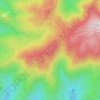 Belige topographic map, elevation, relief