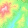 Koilani topographic map, elevation, relief