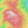 Olympus topographic map, elevation, relief