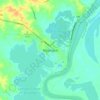 Magangué topographic map, elevation, relief