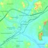 Ramanagara topographic map, relief, elevation