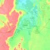 Ouargla topographic map, elevation, relief