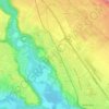 Lesce topographic map, relief map, elevations map