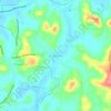 Anakkara topographic map, elevation, relief