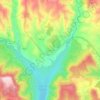 Alassa topographic map, elevation, relief