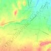 Deftera topographic map, elevation, relief