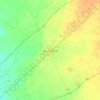Toba Tek Singh topographic map, elevation, relief