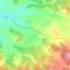 Aler topographic map, elevation, relief