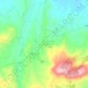 Kato Moni topographic map, elevation, relief