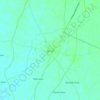 Alipur topographic map, elevation, relief