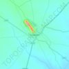 Nargund topographic map, relief, elevation