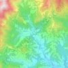 Isoverde topographic map, relief map, elevations map