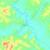 Puerto Gaitan topographic map, elevation, relief