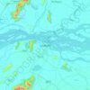 Goalpara topographic map, elevation, relief