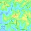 Koorkanchery Jn. topographic map, elevation, relief