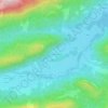 Hinterbichl topographic map, elevation, relief