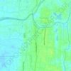 Mannar topographic map, elevation, relief