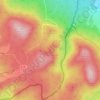 Southern Eagle Owl topographic map, elevation, relief